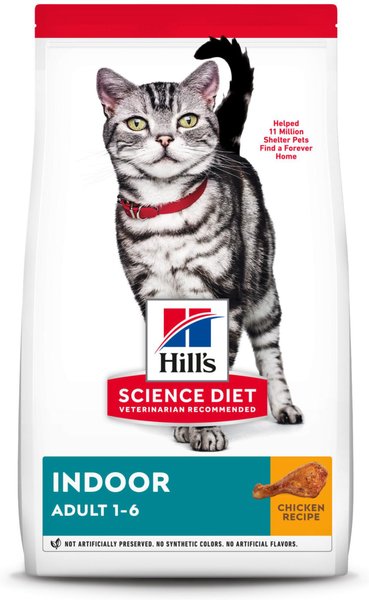 Hill's Science Diet Adult Indoor Chicken Recipe Dry Cat Food, 3.5-lb bag slide 1 of 10