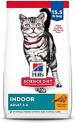 Hill's Science Diet Adult Indoor Chicken Recipe Dry Cat Food, 15.5-lb bag