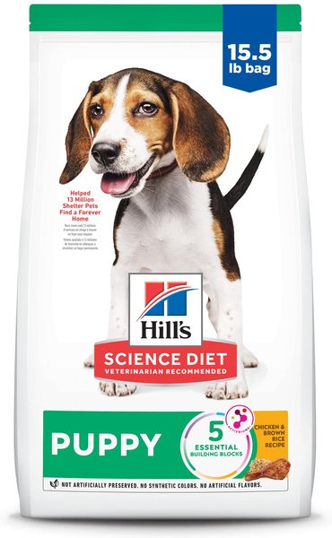 Hill s Science Diet Puppy Chicken Meal Barley Dry Dog Food 15.5 lbs