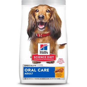 Hill's Science Diet Adult Oral Care Dry Dog Food, 4-lb bag