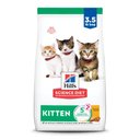 Hill's Science Diet Kitten Healthy Development Chicken Recipe Dry Cat Food, 3.5-lb bag