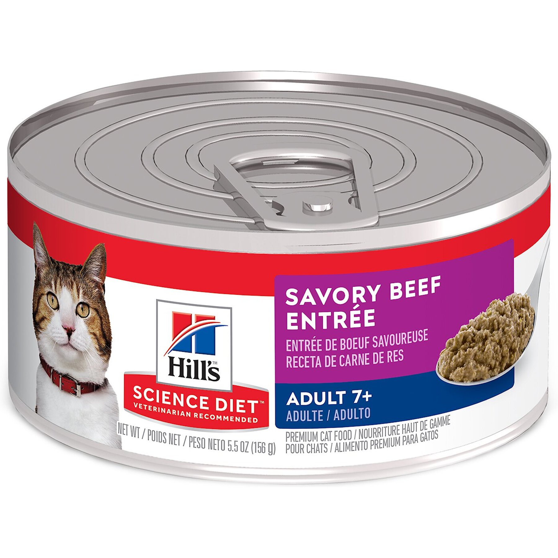 HILL S SCIENCE DIET Senior Adult 7 Savory Beef Entree Canned Cat