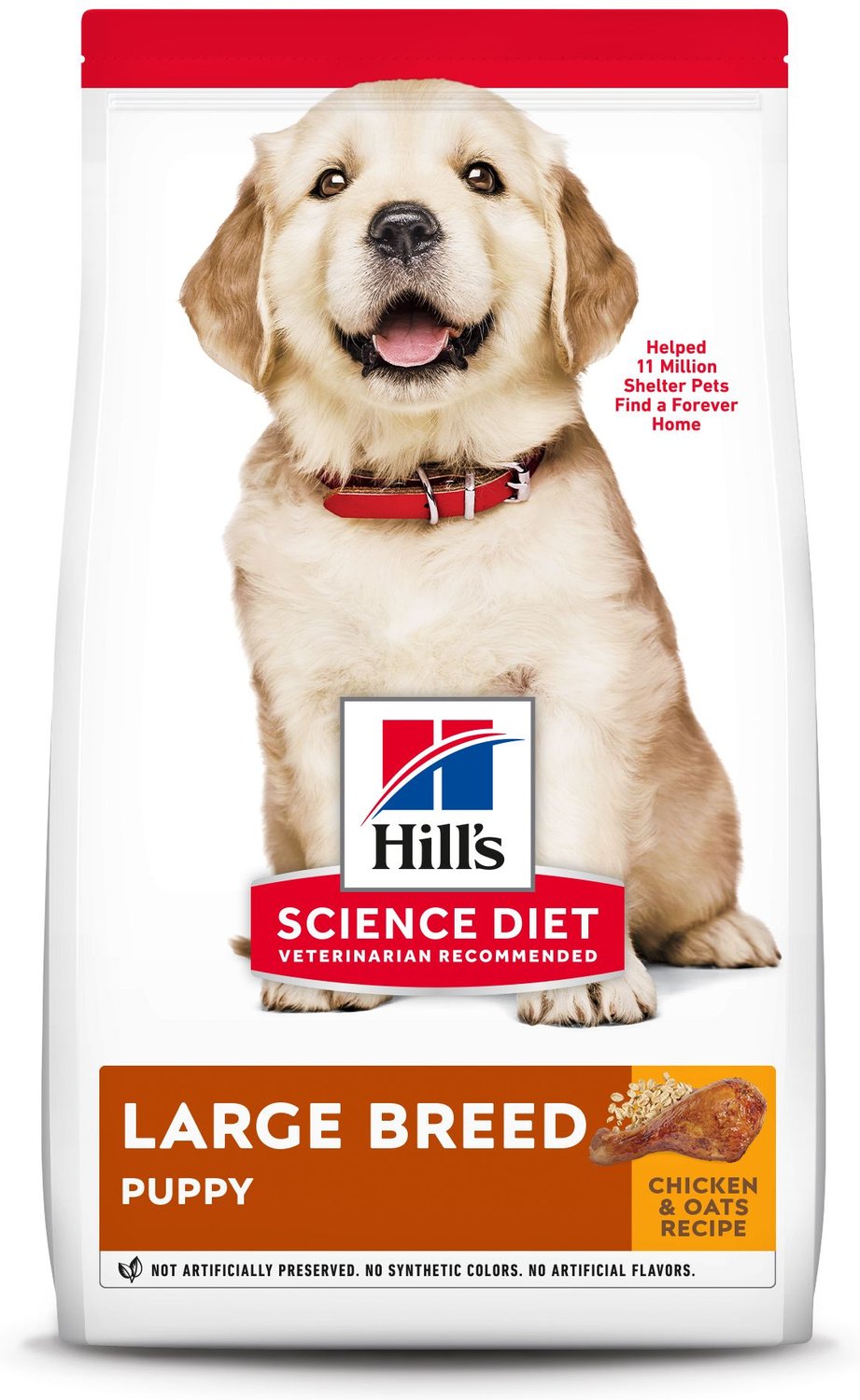 Vakantie Beleefd rukken HILL'S SCIENCE DIET Puppy Large Breed Chicken Meal & Oat Recipe Dry Dog  Food, 30-lb bag - Chewy.com