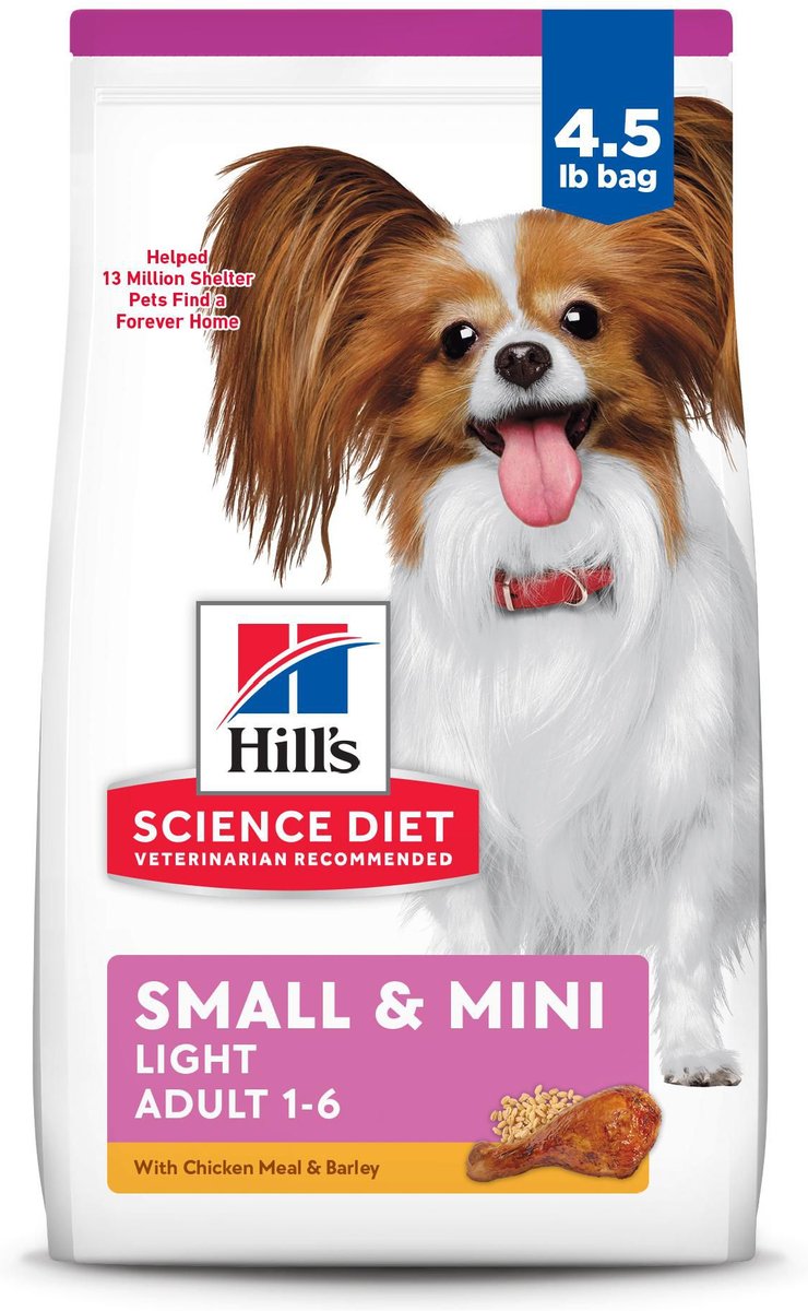 Hill's science diet adult light small bites with chicken meal & barley dry dog food sale