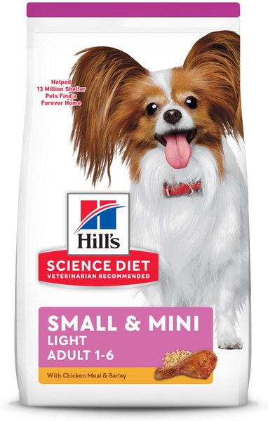 HILL S SCIENCE DIET Adult Light Small Mini with Chicken Meal