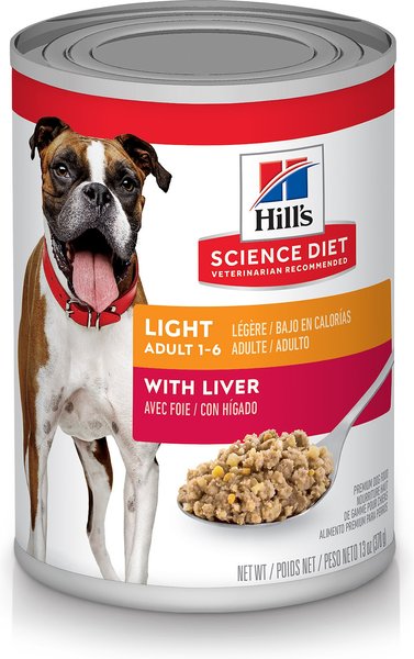 HILL S SCIENCE DIET Adult Light with Liver Canned Dog Food 13 oz