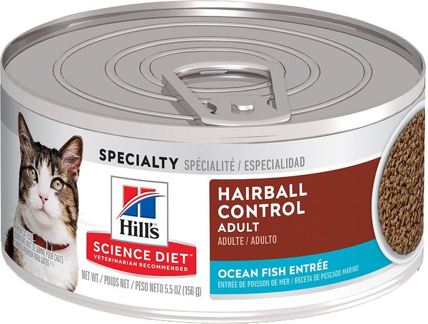 HILL S SCIENCE DIET Adult Hairball Control Ocean Fish Entree