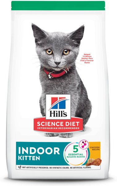 Hill's Science Diet Indoor Kitten Dry Cat Food, 3.5-lb bag slide 1 of 10