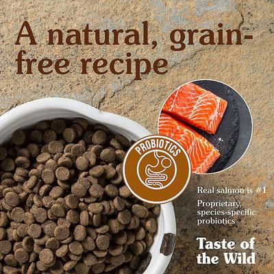 Show full view: Taste of the Wild Pacific Stream Grain-Free Dry Dog Food, 30-lb bag slide 5 of 10
