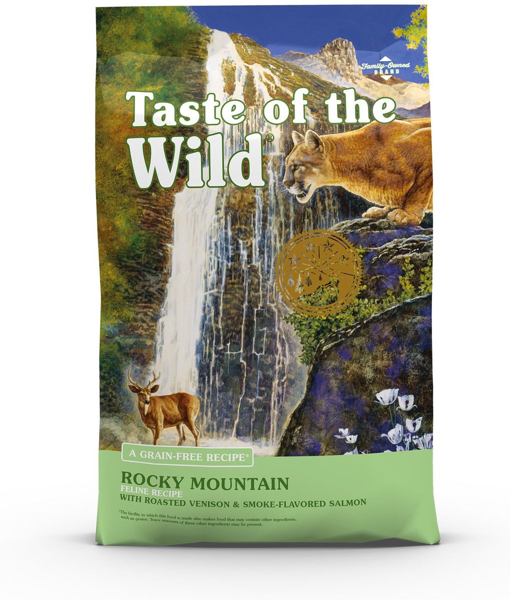 Taste of the wild hot sale cat food serving size