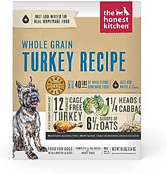 The Honest Kitchen Whole Grain Turkey Recipe Dehydrated Dog Food, 10-lb box slide 1 of 9