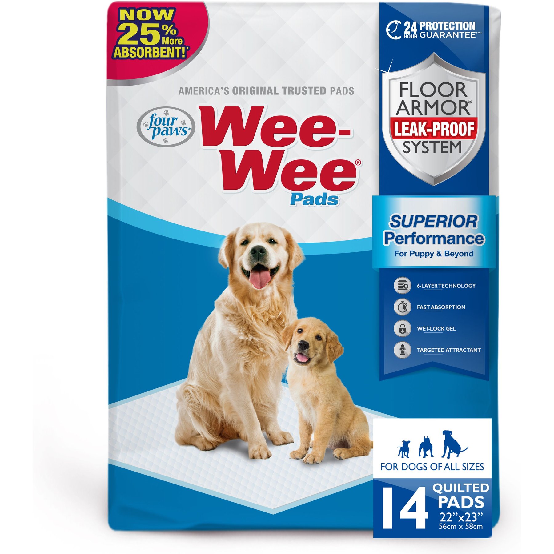 Ruff & Whiskerz Pup-Pee Padz Extra Absorbant 5-Ply Extra Large Pads, 21  count