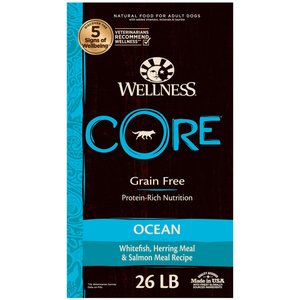 wellness core fish dog food