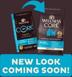 Wellness CORE Ocean Whitefish, Herring & Salmon Recipe Natural Dry Dog Food, 26-lb bag slide 2 of 7