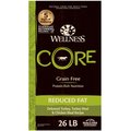 Wellness CORE Grain-Free Reduced Fat Formula Natural Dry Dog Food, 26-lb bag
