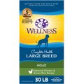 Wellness Large Breed Complete Health Adult Deboned Chicken & Brown Rice Recipe Dry Dog Food, 30-lb bag