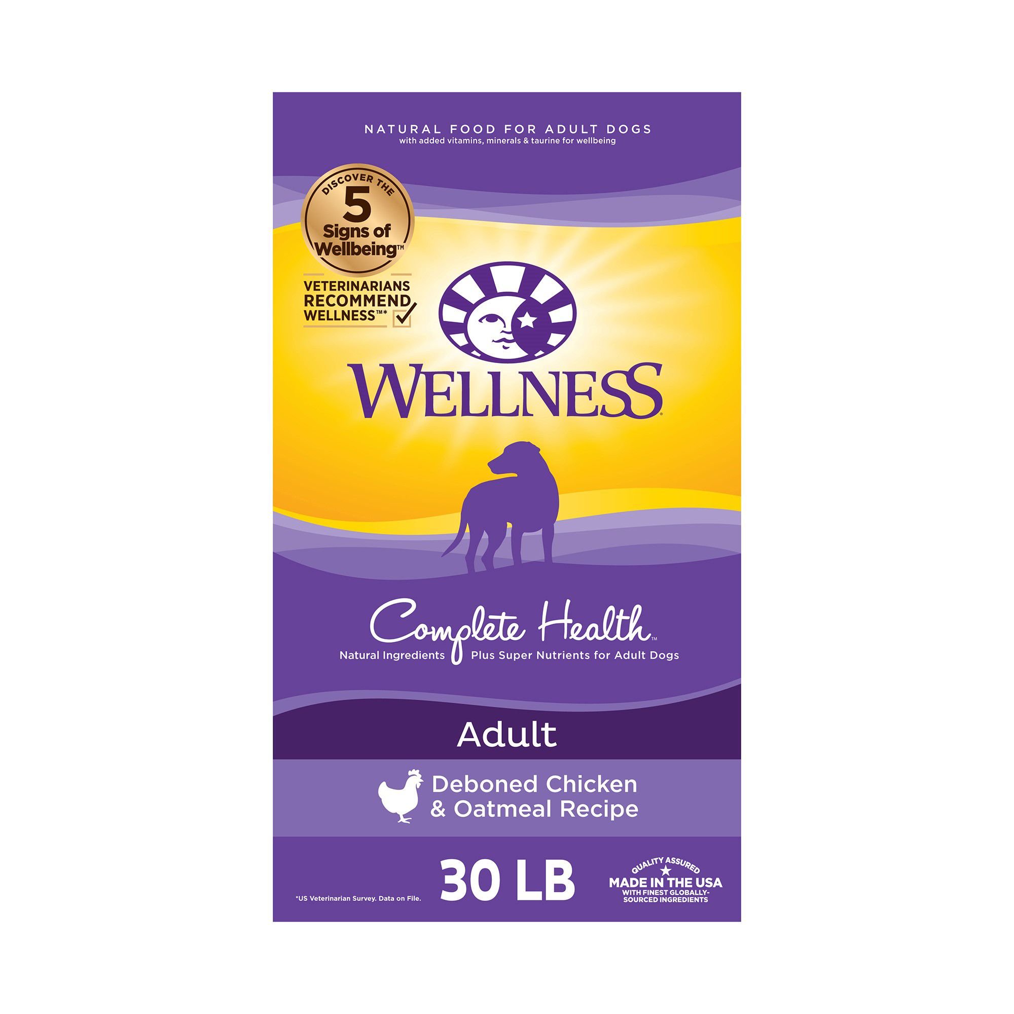 Does any of the Wellness brand dry dog food meet WSAVA guidelines