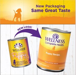 Wellness Complete Health Just for Puppy Canned Dog Food, 12.5-oz, case of 12 slide 2 of 7