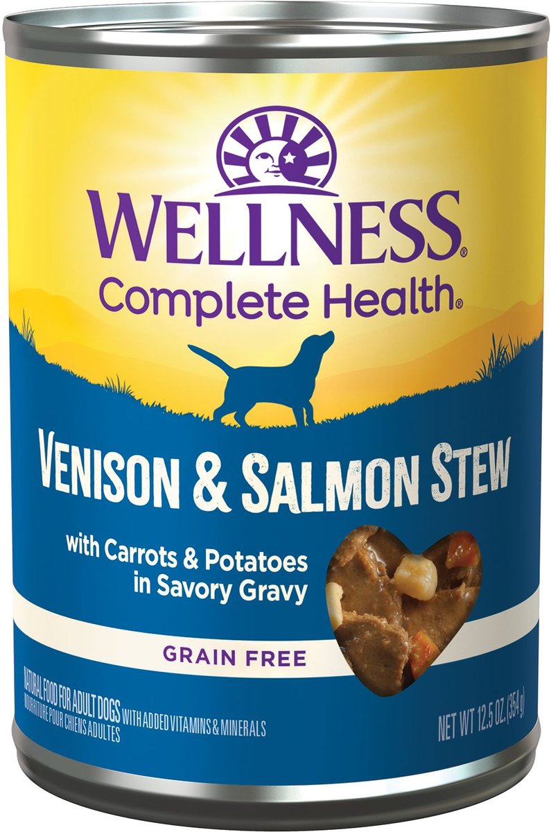 Wellness venison 2025 and salmon stew