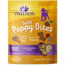 Wellness Soft Puppy Bites Lamb & Salmon Recipe Grain-Free Dog Treats, 3-oz pouch
