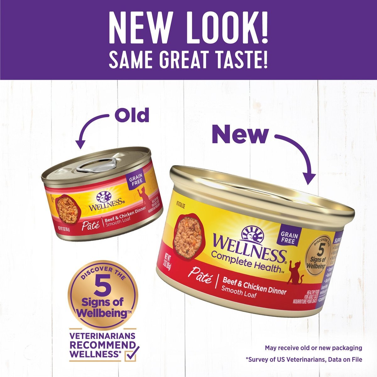 Wellness Complete Health Adult Beef & Chicken Formula Grain-Free Canned Cat Food