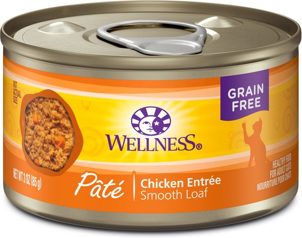 Wellness Complete Health Pate Chicken Entree Grain-Free Canned Cat Food, 3-oz, case of 24 slide 1 of 8