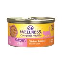 Wellness Complete Health Kitten Chicken Entree Recipe Natural Canned Cat Food, 3-oz, case of 24
