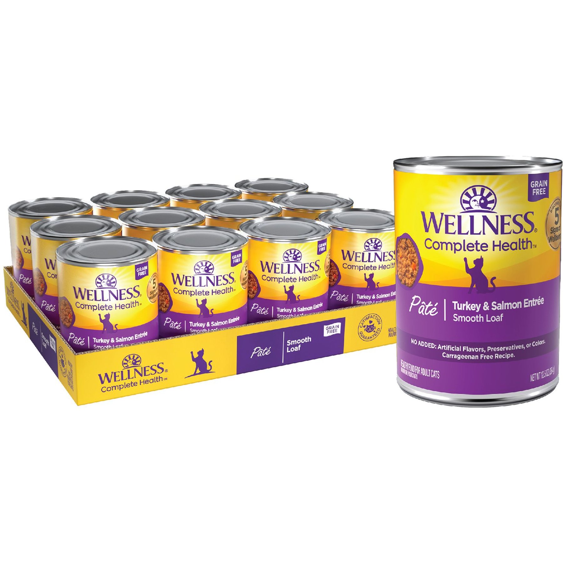 WELLNESS Complete Health Turkey Salmon Formula Grain Free