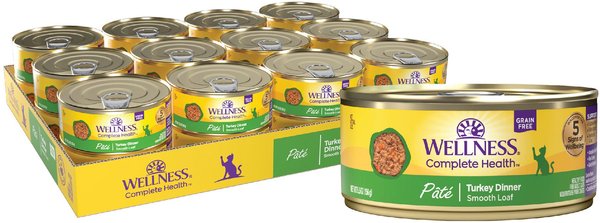 WELLNESS Complete Health Turkey Formula Grain Free Natural Canned