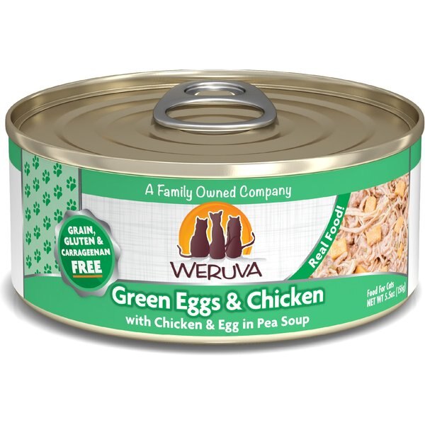 WERUVA Paw Lickin' Chicken in Gravy GrainFree Canned Cat Food, 5.5oz