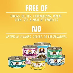 Weruva Paw Lickin' Chicken in Gravy Grain-Free Canned Cat Food, 3-oz, case of 24