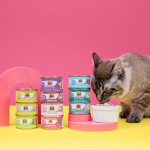 Weruva Paw Lickin' Chicken in Gravy Grain-Free Canned Cat Food, 3-oz, case of 24