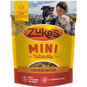Zuke's Mini Naturals Chicken Recipe Training Dog Treats, 1-lb bag