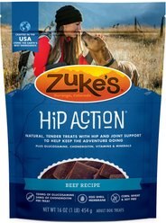 Zuke's Hip & Joint Beef Recipe Dog Treats, 1-lb bag