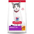 Hill's Science Diet Adult 11+ Chicken Recipe Dry Cat Food, 7-lb bag