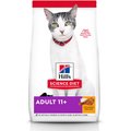 Hill's Science Diet Adult 11+ Chicken Recipe Dry Cat Food, 15.5-lb bag