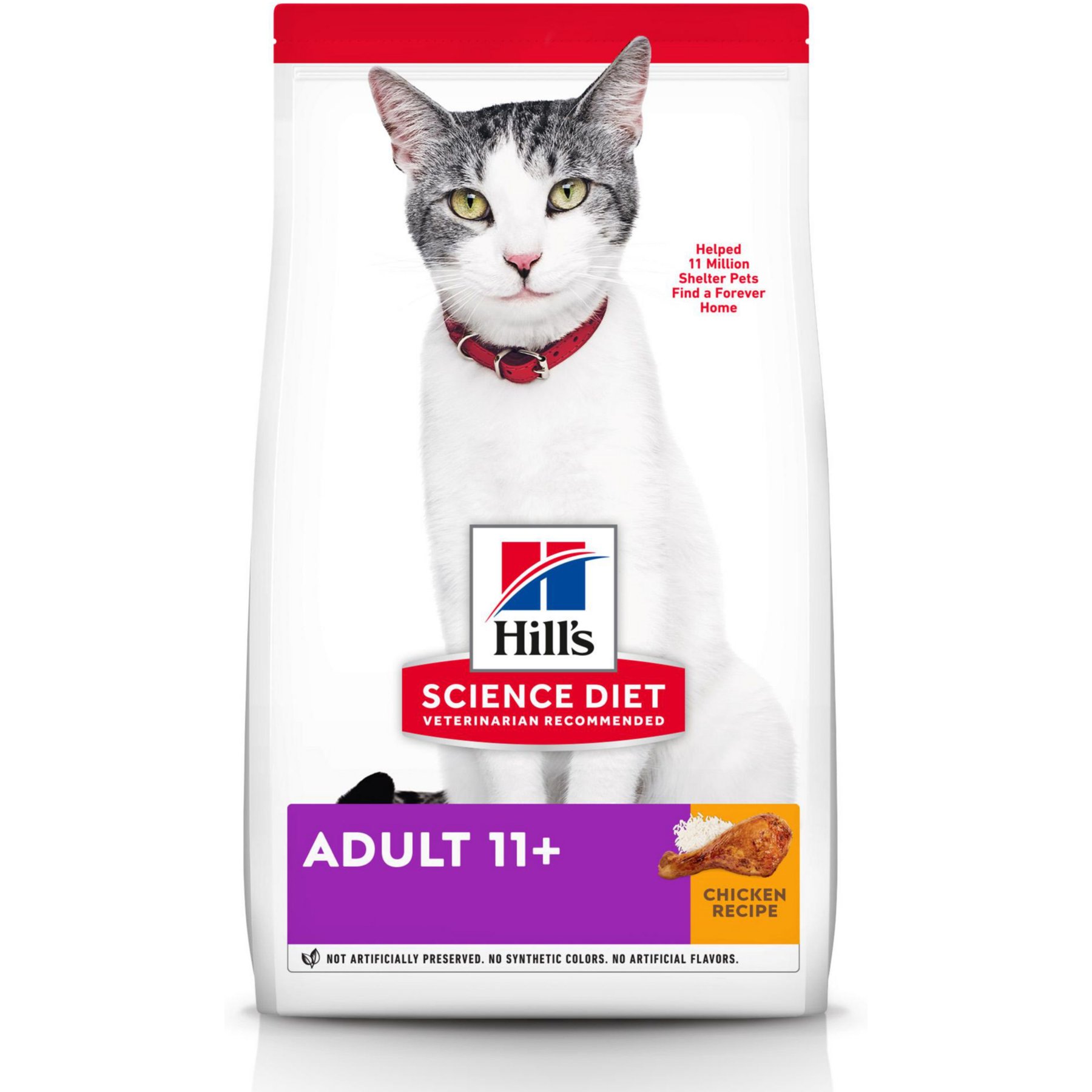 HILL S SCIENCE DIET Senior Adult 11 Chicken Recipe Dry Cat Food