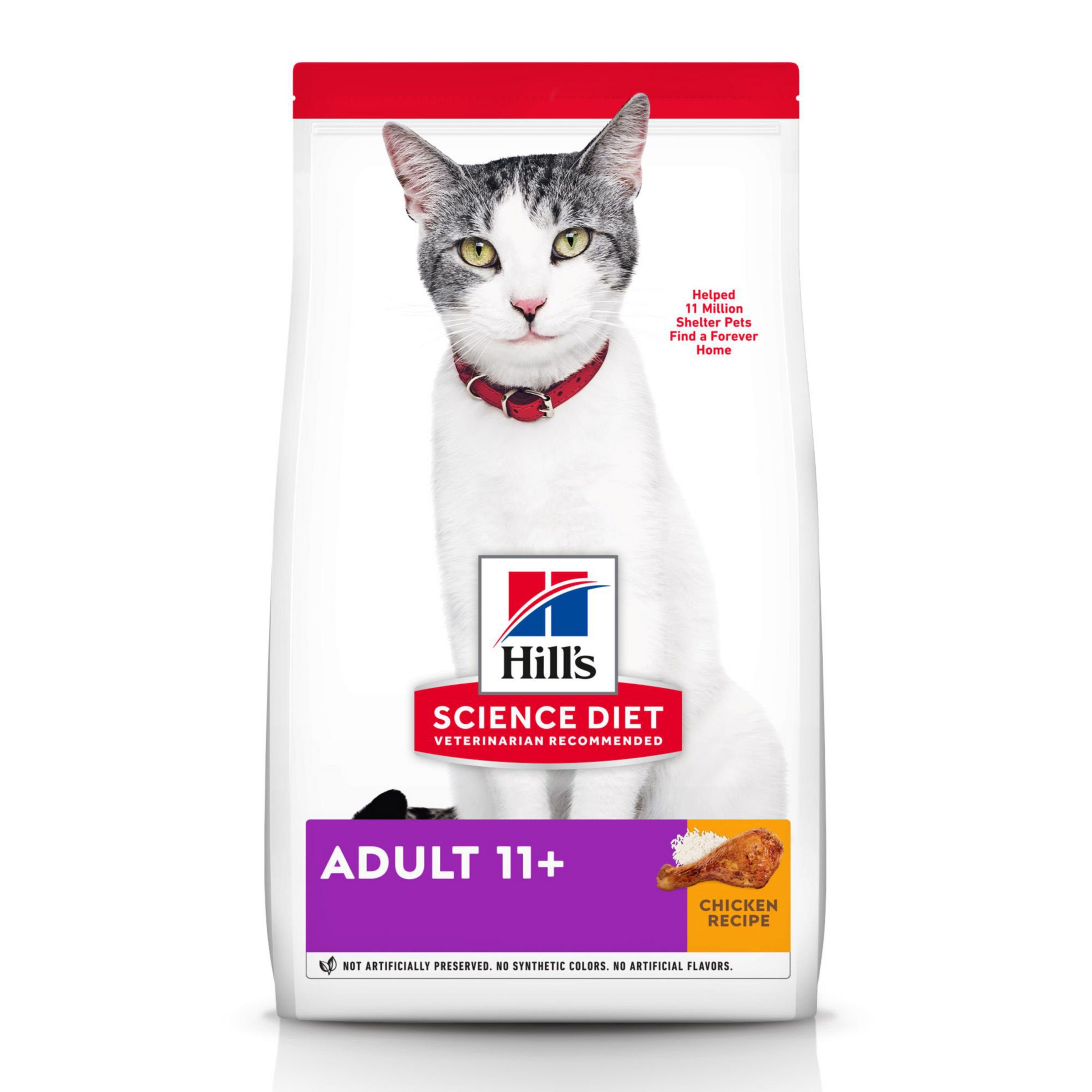 HILL S SCIENCE DIET Senior Adult 11 Chicken Recipe Dry Cat Food