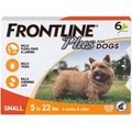 Frontline Plus Flea & Tick Spot Treatment for Small Dogs, 5-22 lbs, 6 Doses (6-mos. supply)