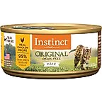 Instinct Original Grain-Free Pate Real Chicken Recipe Wet Canned Cat Food, 5.5-oz, case of 12