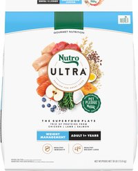 Nutro Ultra Adult Weight Management Chicken, Lamb & Salmon Recipe Dry Dog Food, 30-lb bag