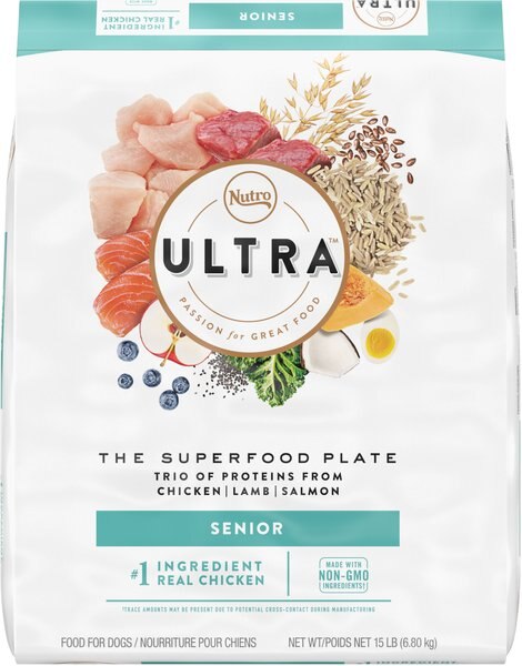 Nutro Ultra Senior Dry Dog Food, 15-lb bag slide 1 of 10