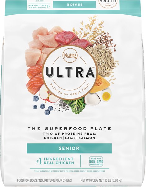 Ultra senior 2025 dog food