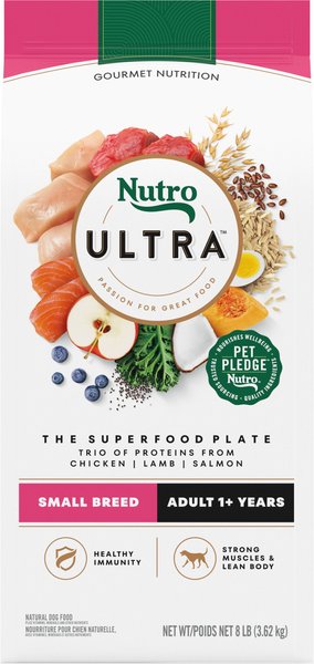 Nutro Ultra Small Breed Adult Dry Dog Food, 8-lb bag slide 1 of 10