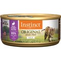Instinct Original Grain-Free Pate Real Rabbit Recipe Wet Canned Cat Food, 5.5-oz, case of 12