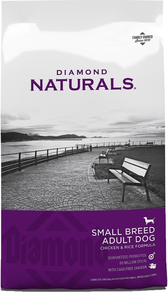 Diamond Naturals Small Breed Adult Chicken Rice Formula Dry Dog Food