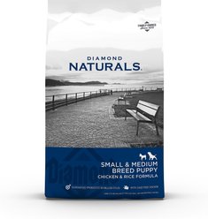 Diamond Naturals Small & Medium Breed Puppy Formula Dry Dog Food, 40-lb bag