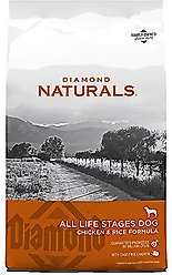 Diamond Naturals Chicken & Rice Formula All Life Stages Dry Dog Food, 40-lb bag