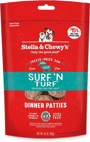 Stella & Chewy's Surf & Turf Patties Frozen Raw Dog Food
