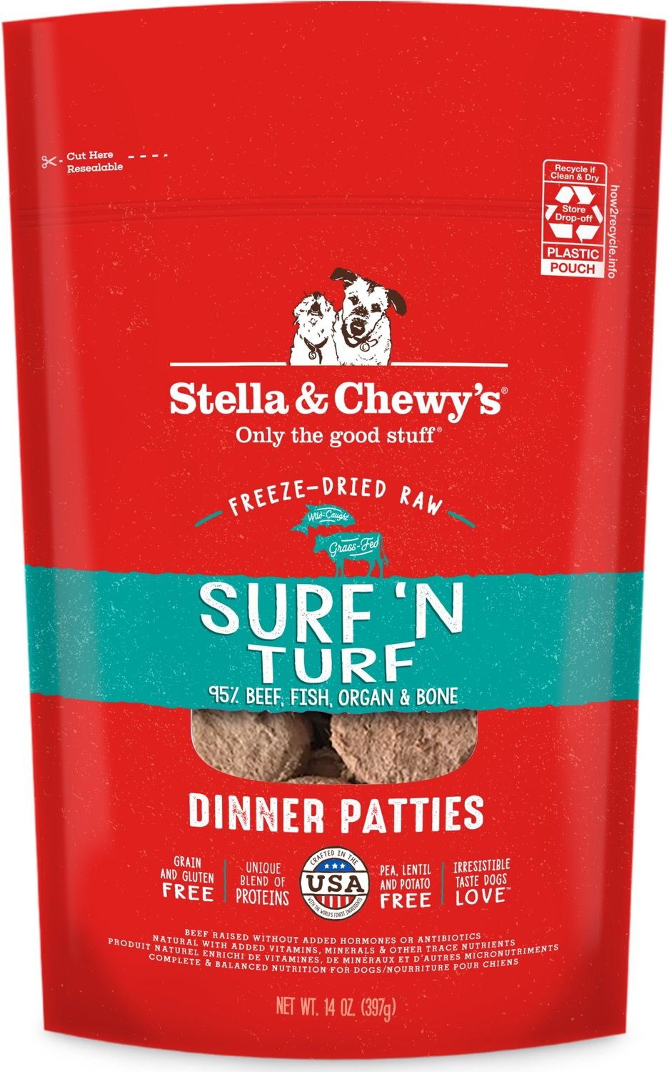 stella and chewy surf and turf